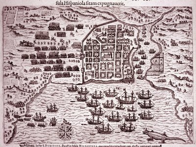 La flotta di Francis Drake occupa l