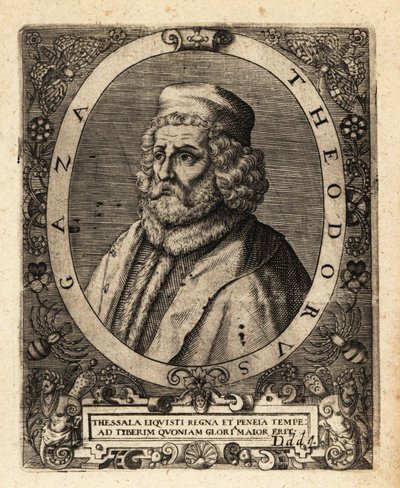 Theodore Gazis, umanista greco da Theodore de Bry