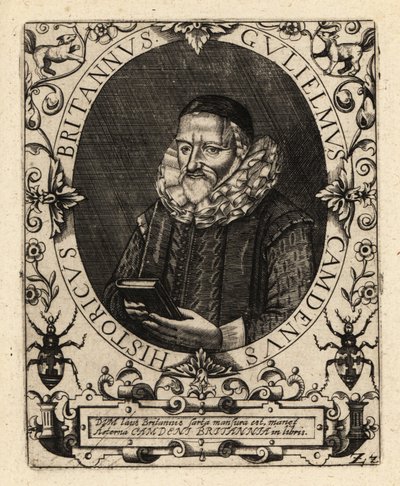 William Camden, antiquario inglese da Theodore de Bry