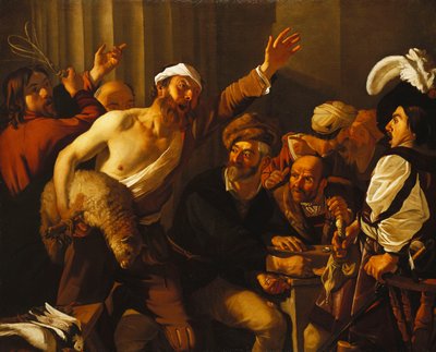 Cristo che scaccia i mercanti dal tempio da Theodore van Baburen