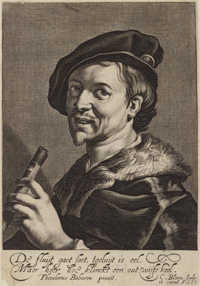 Ritratto di Cornelis Bloemaert da Theodore van Baburen
