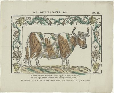 Il bue incoronato da Theodorus Johannes Wijnhoven Hendriksen