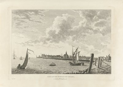 Veduta di Oudeschild su Texel da Theodorus de Roode