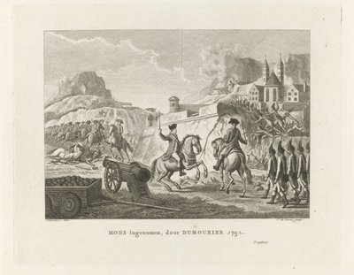 Presa di Mons, 1792 da Theodorus de Roode