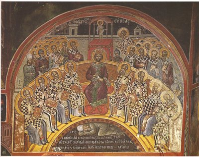 Primo Concilio di Nicea, prima metà del 16° secolo da Theophanes Strelitzas