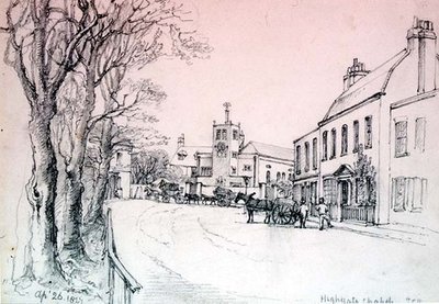 Cappella di Highgate da Theophil Lindsey Aspland