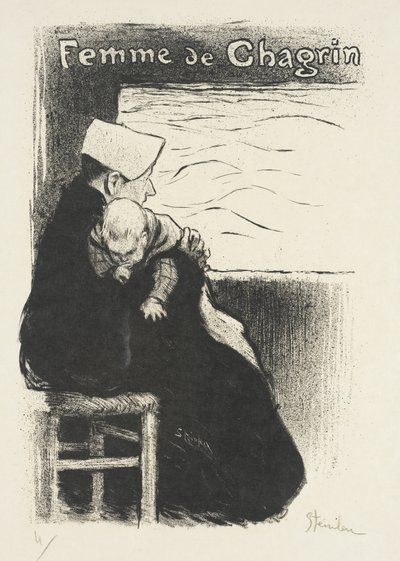 Donna del dolore da Théophile Alexandre Steinlen