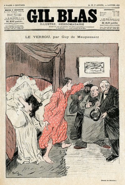 Illustrazione di Steinlen del racconto di Guy de Maupassant 