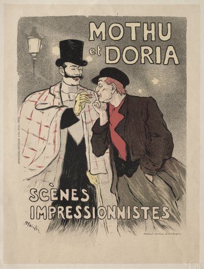 Mothu e Doria - scene impressioniste da Théophile Alexandre Steinlen