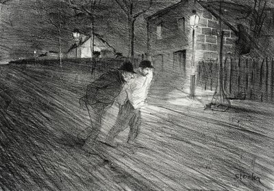 Via Caulaincourt da Théophile Alexandre Steinlen