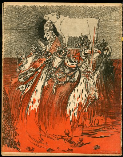 Il Piatto di Burro, numero 47, Satirico a Colori da Théophile Alexandre Steinlen
