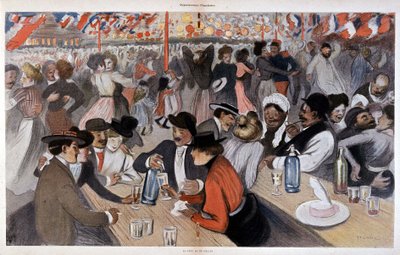 La festa del 14 luglio di Steinlen, ca. 1902 da Théophile Alexandre Steinlen