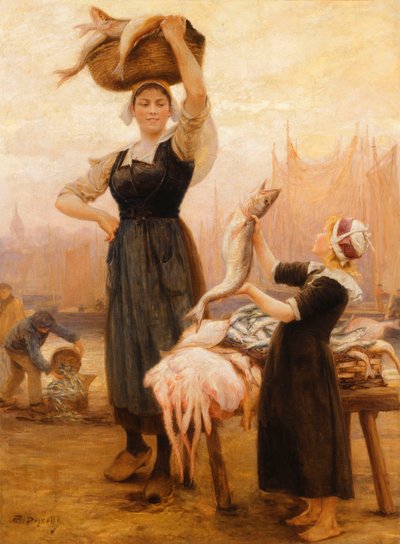 Ritorno alla pesca da Theophile Louis Deyrolle