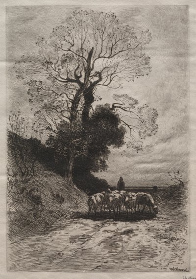 Ritorno del gregge da Theophile Narcisse Chauvel
