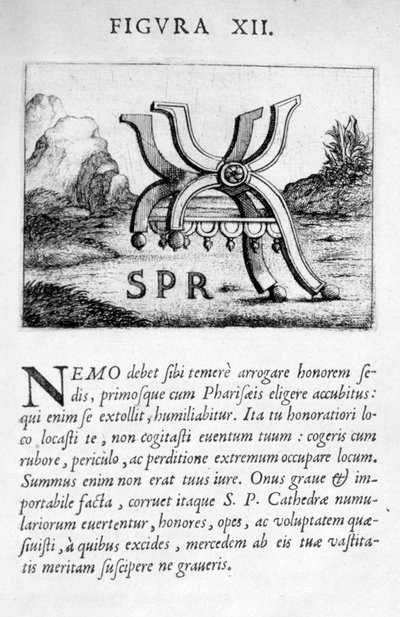 Figura profetica XII da Prognosticatio Eximii Doctoris Paracelsi, 1536 da Theophrastus Bombastus von Hohenheim Paracelsus
