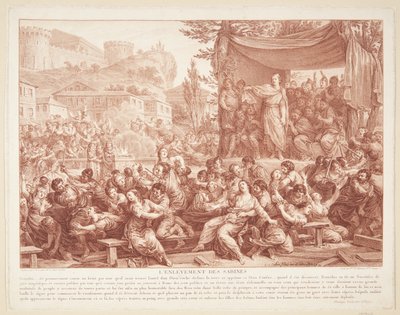Il ratto delle Sabine da Therèse Éléonore Lingée