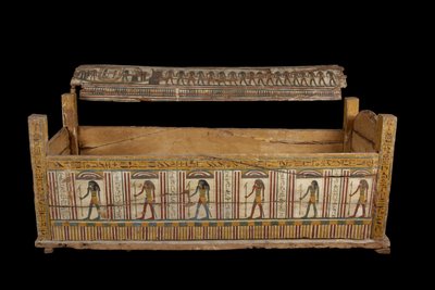 Cofano di Djeddjehutefankh da Third Intermediate Period Egyptian