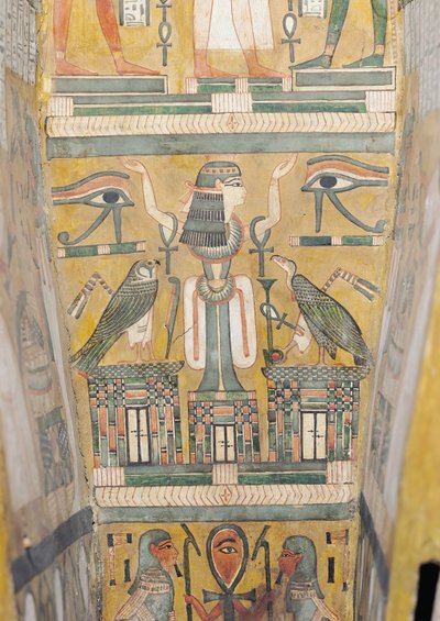Interno della bara di Imenemipet raffigurante l