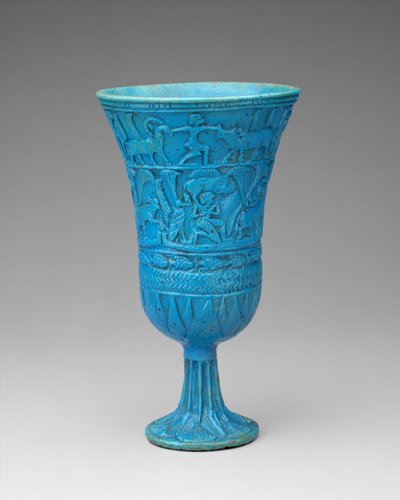 Calice a forma di loto, c.945-664 a.C. da Third Intermediate Period Egyptian
