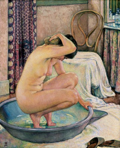 Nudo in una bacinella da Théo van Rysselberghe