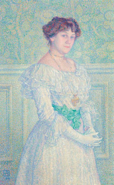 Ritratto di Laure Flé, 1898 da Théo van Rysselberghe