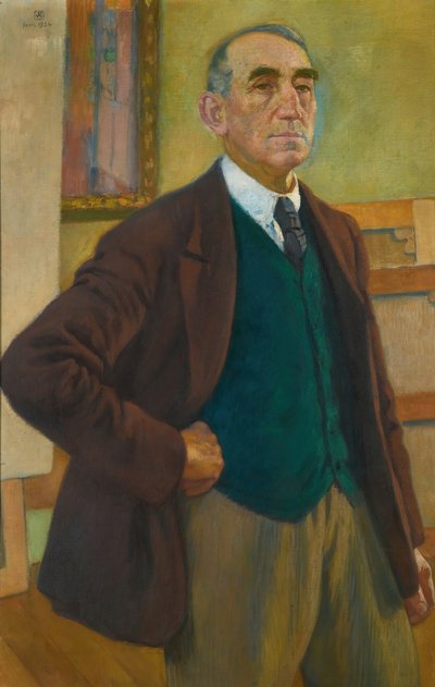 Autoritratto con panciotto verde da Théo van Rysselberghe