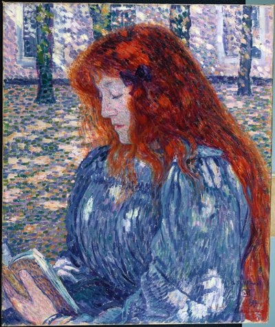 Donna che legge da Théo van Rysselberghe