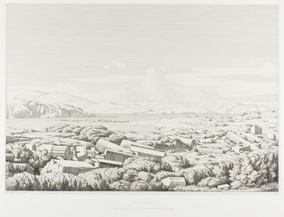 Cicladi: i Portici di Filippo, il Porto di Dhílos, Rinea (o Grande Dhílos) e Tínos. da Théodore Caruelle d