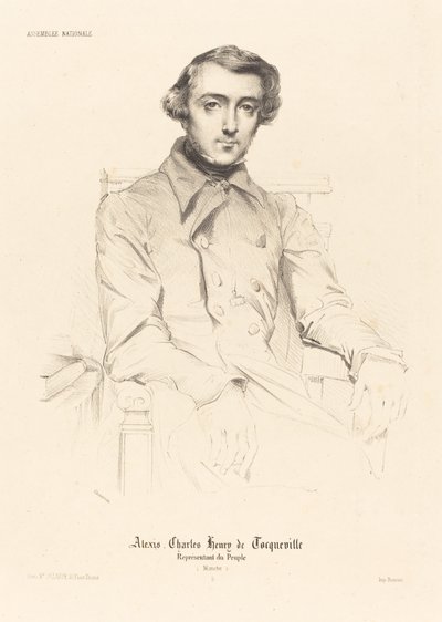 Alexis Charles Henry de Tocqueville da Théodore Chassériau