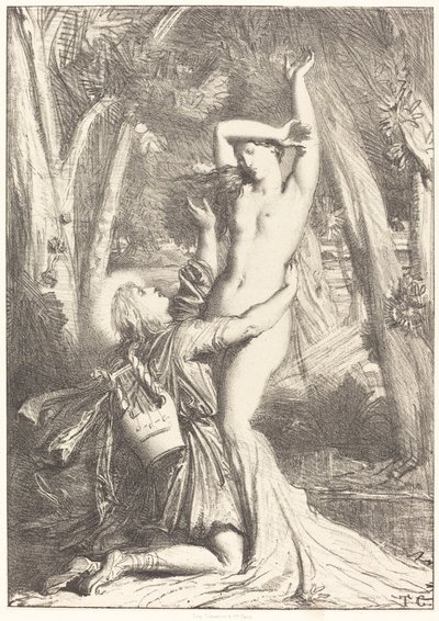 Apollo e Dafne da Théodore Chassériau