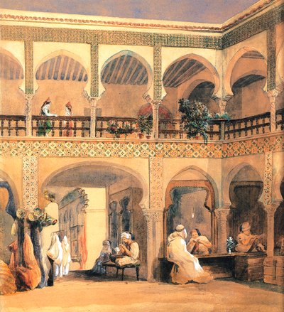 Bazar a Orleans, 1840 da Théodore Chassériau