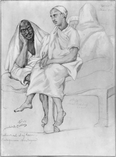 Nero e Arabo da Mostaganem da Théodore Chassériau