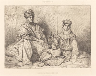Donne moresche di Costantina da Théodore Chassériau