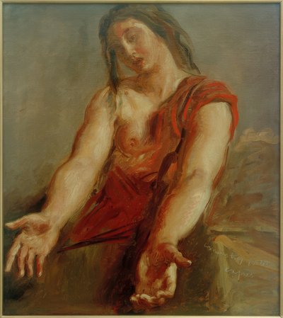 Donna implorante (studio) da Théodore Chassériau