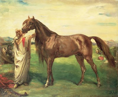 Hadji, uno stallone arabo, 1853 da Théodore Chassériau