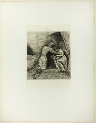 La soffoca, tavola tredici da Otello da Théodore Chassériau