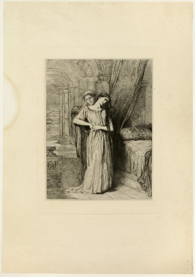 Se muoio prima di te, tavola otto da Otello da Théodore Chassériau