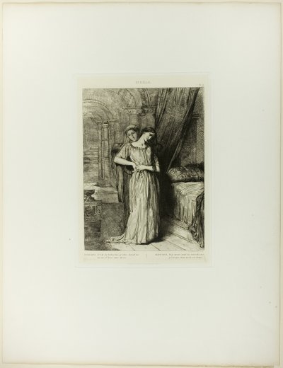 Se muoio prima di te, tavola otto da Otello da Théodore Chassériau