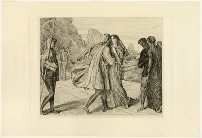 O mio bel guerriero!, tavola cinque da Otello da Théodore Chassériau