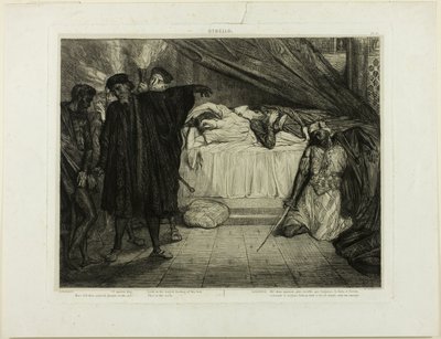 O cane spartano, tavola quindici da Otello da Théodore Chassériau