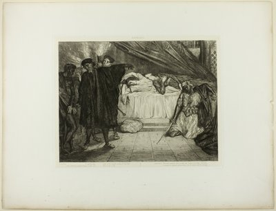 O Cane Spartano, tavola quindici da Otello da Théodore Chassériau