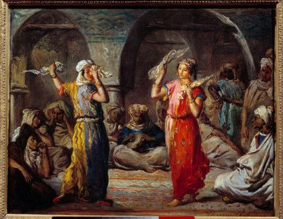 Orientalismo: Danza del tessuto: ballerini marocchini da Théodore Chassériau
