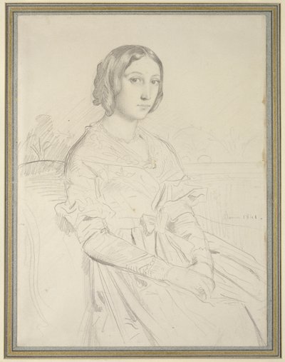Ritratto di una giovane donna, 1841 da Théodore Chassériau