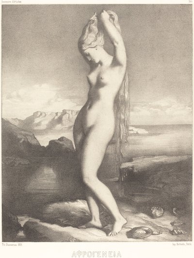 Venere Anadiomene da Théodore Chassériau