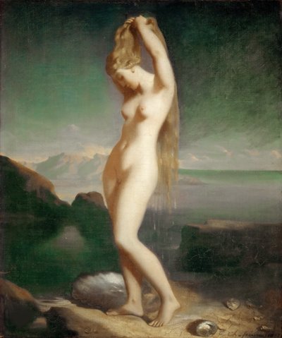 Venere Anadiomene, 1838 da Théodore Chassériau