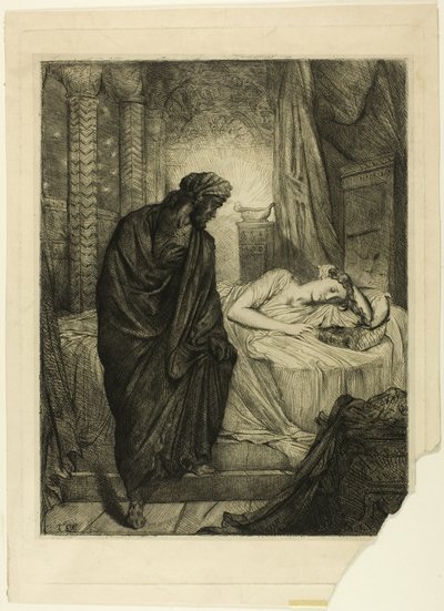 Eppure deve morire, tavola undici da Otello da Théodore Chassériau