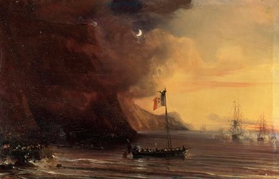 Trasporto del corpo di Napoleone da Jean Antoine Theodore Gudin