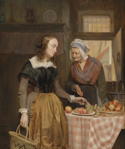 La venditrice di frutta da Theodore Joseph Canneel