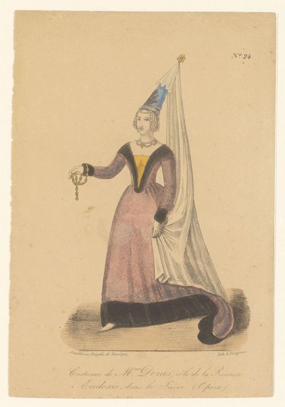 Julie Dorus-Gras nel ruolo della principessa Eudossia nell