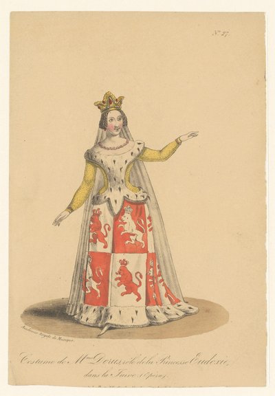 Julie Dorus-Gras nel ruolo della principessa Eudossia nell